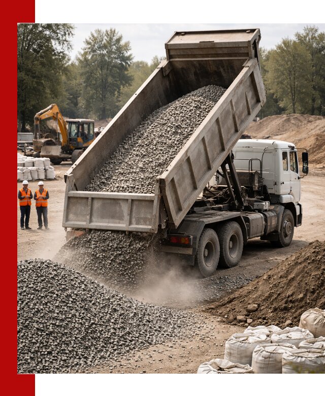 Аренда самосвала в Томске для доставки сыпучих и нерудных материалов