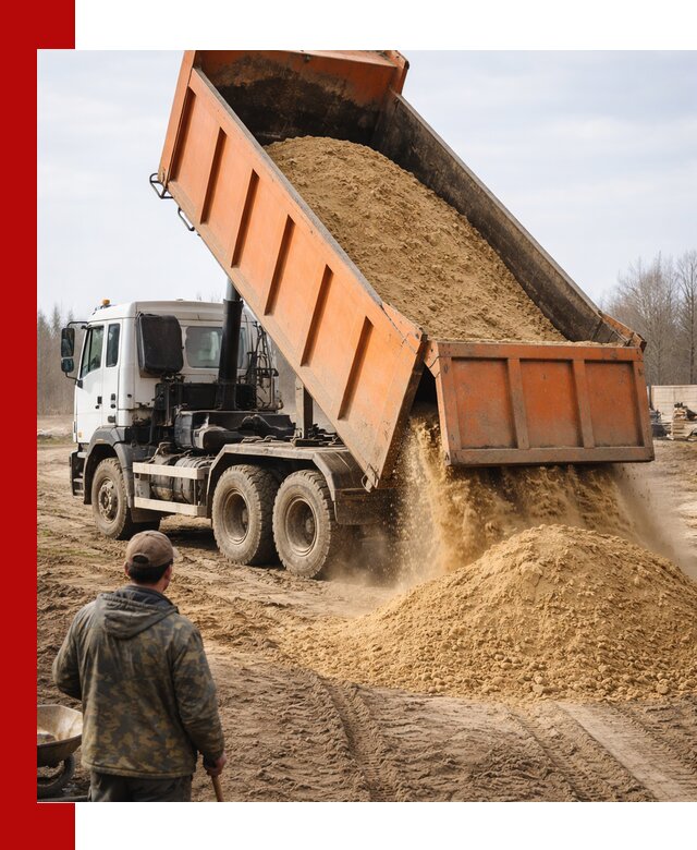 Аренда самосвала 20 тонн для перевозки грузов в Томске