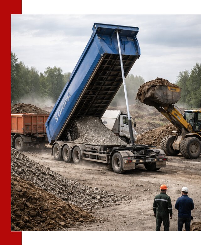 Аренда тонар 40 тонн в Томске с доставкой материалов