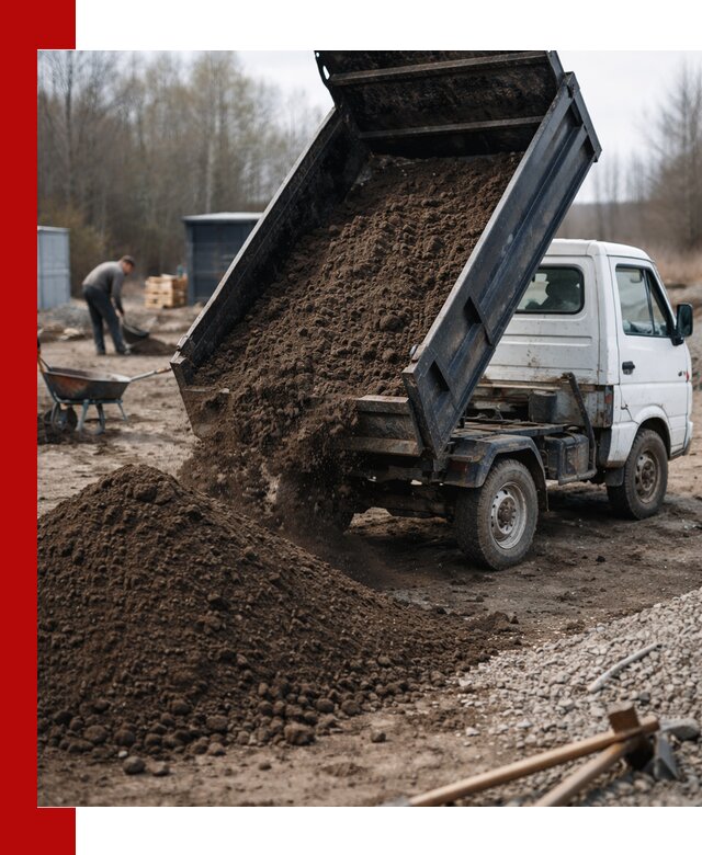 Аренда минисамосвала в Томске для доставки сыпучих материалов