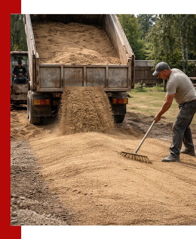 Отсыпка участка песком в Томске быстро и качественно