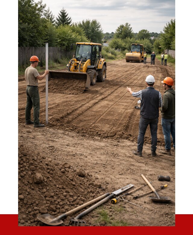 Планировка участка грунтом в Томске от 4917 р ПРОНЕРУДТмс