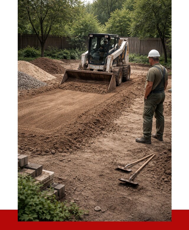 Выравнивание участка под ключ в Томске от 3824 р. | ПРОНЕРУДТмс